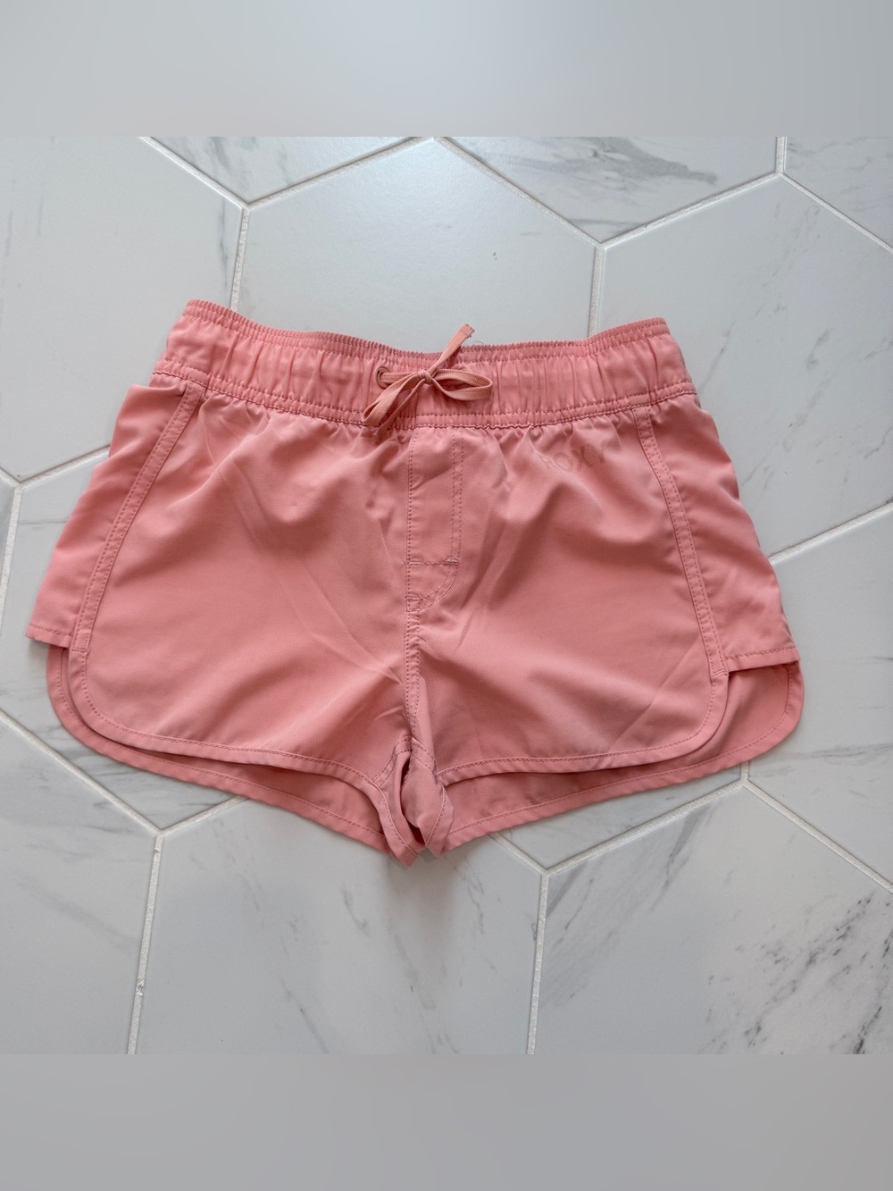 Roxy girls Pink Athletic Drawstring Shorts